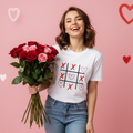 Love Wins Tic-Tac-Toe Valentine's Day Gift - XOXO Hearts Design