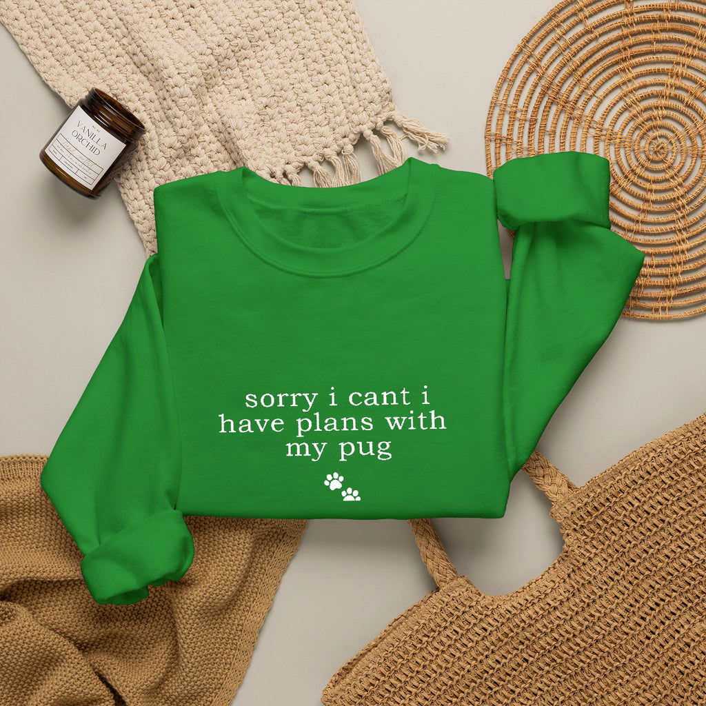 Minimal White Crewneck Sweatshirt — Subtle Script Embroidery, Cozy Everyday Pullover