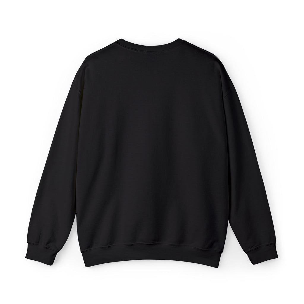 Minimal White Crewneck Sweatshirt — Subtle Script Embroidery, Cozy Everyday Pullover
