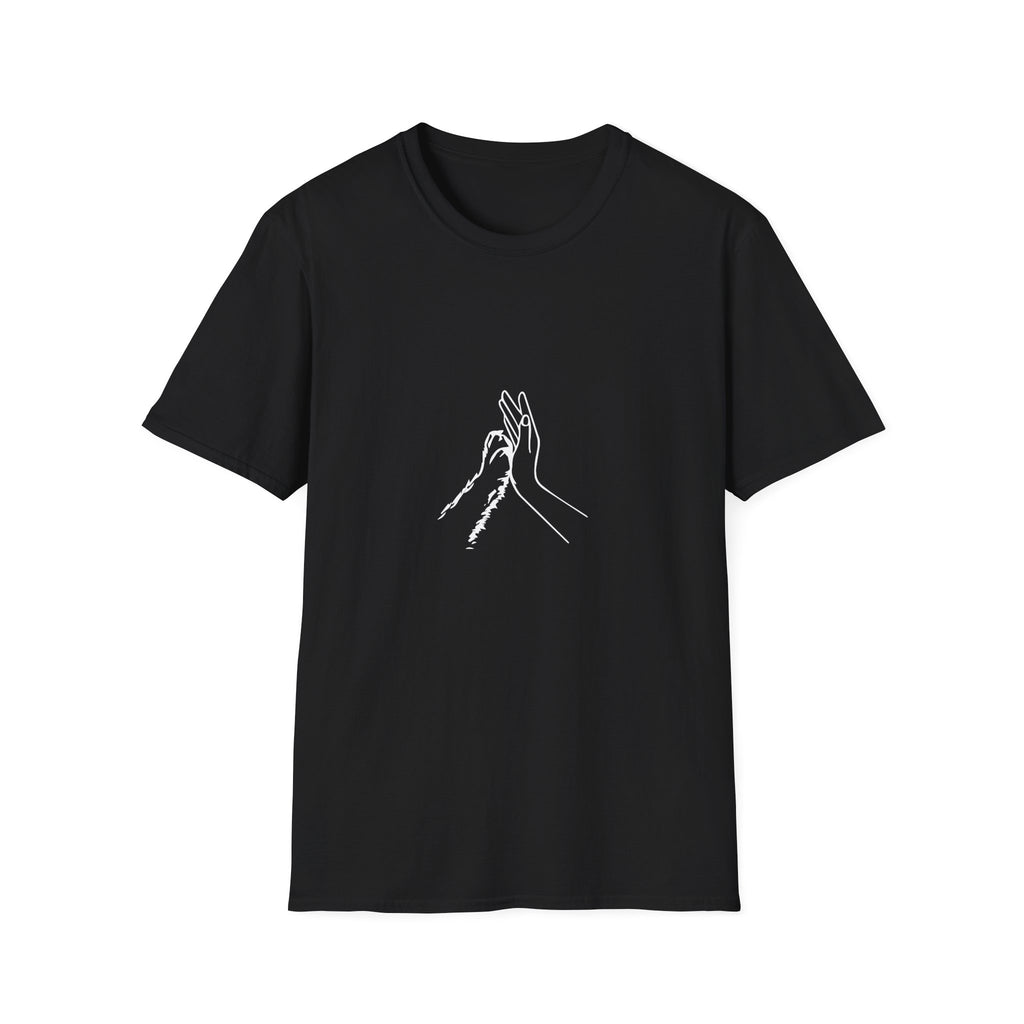 Minimal Line Art Hands T-Shirt — 'Clap' Elegant Single‑Line Hands Graphic Tee
