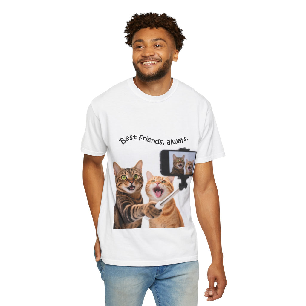 Cat Selfie "Best Friends, Always" T-Shirt