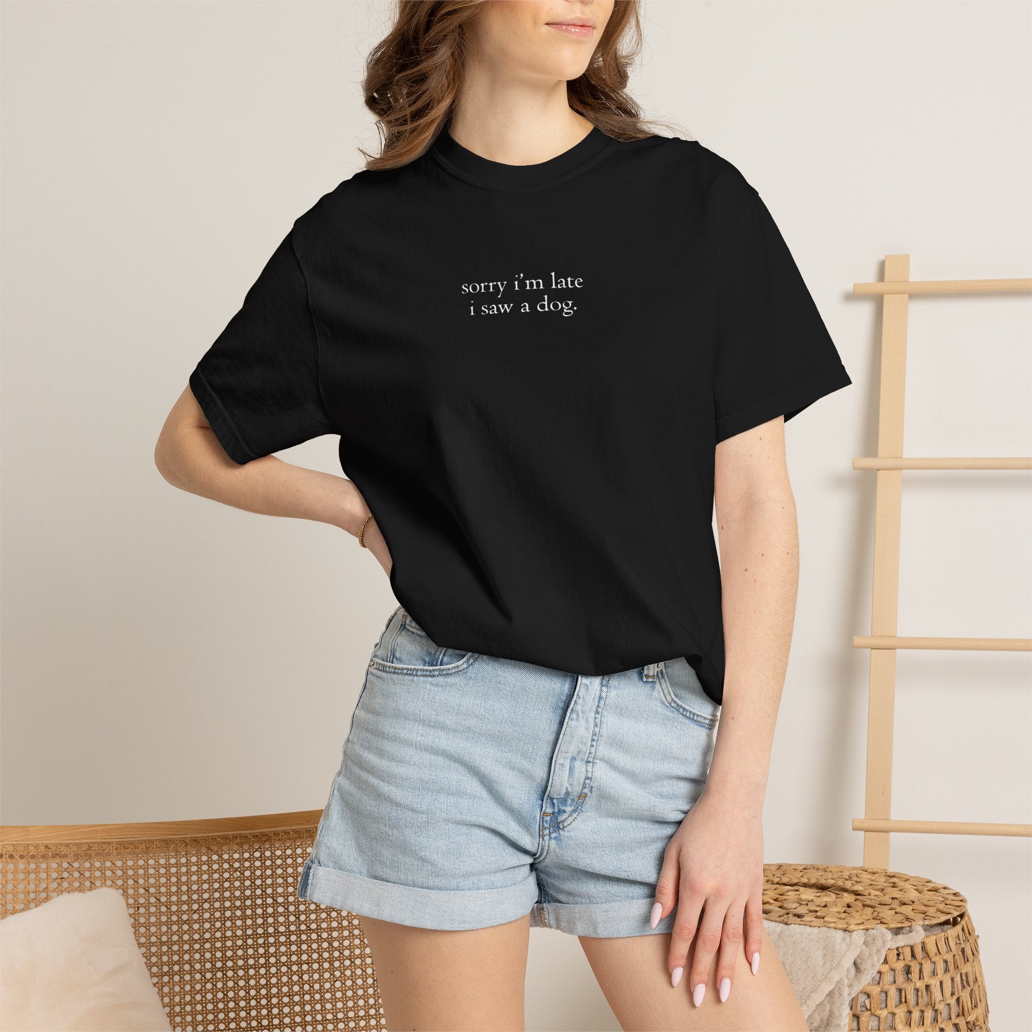 Classic White Garment-Dyed T-Shirt — Vintage Soft Tee