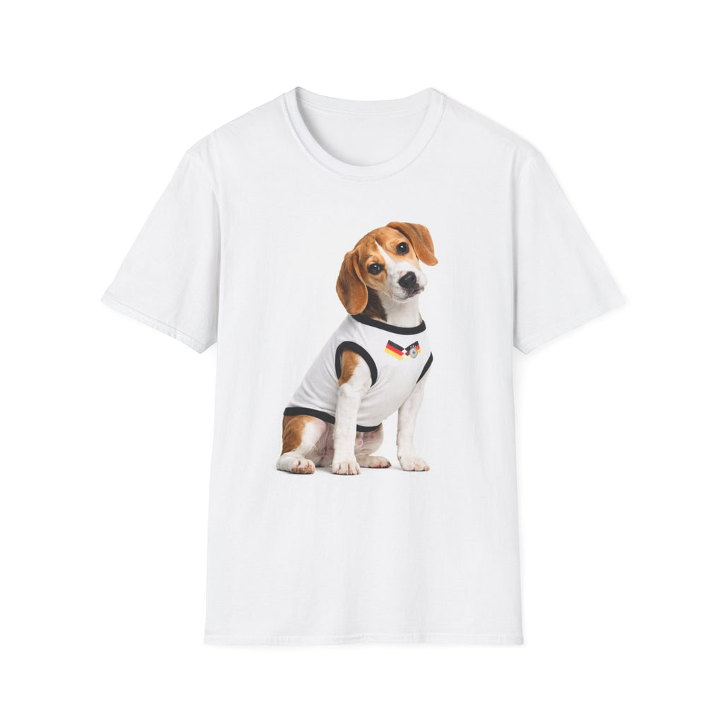 Beagle Pup Graphic T-Shirt — Cute Dog Photo Tee