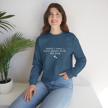 Minimal White Crewneck Sweatshirt — Subtle Script Embroidery, Cozy Everyday Pullover