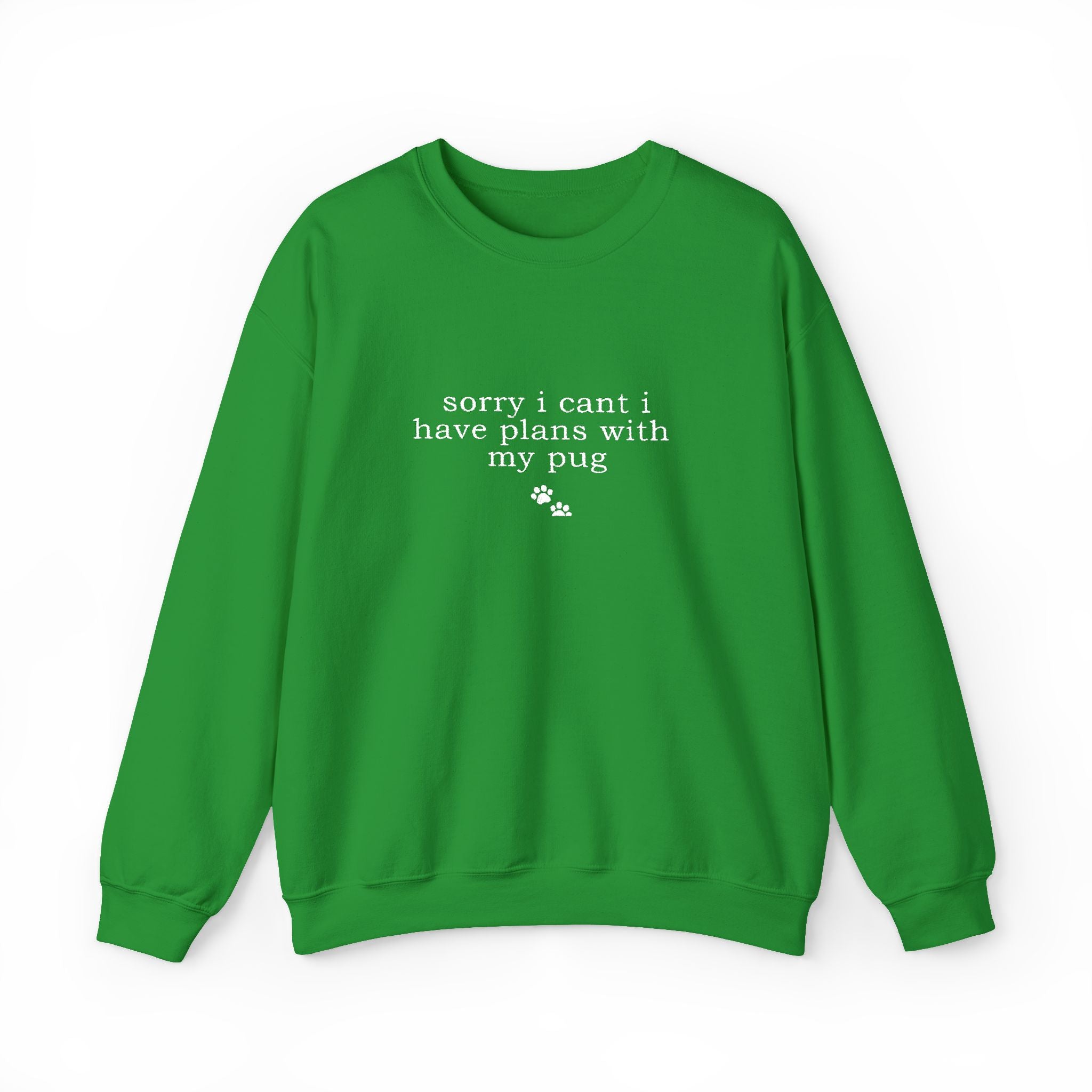 Minimal White Crewneck Sweatshirt — Subtle Script Embroidery, Cozy Everyday Pullover
