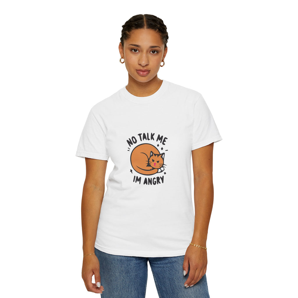 No Talk Me I'm Angry Cat T-Shirt