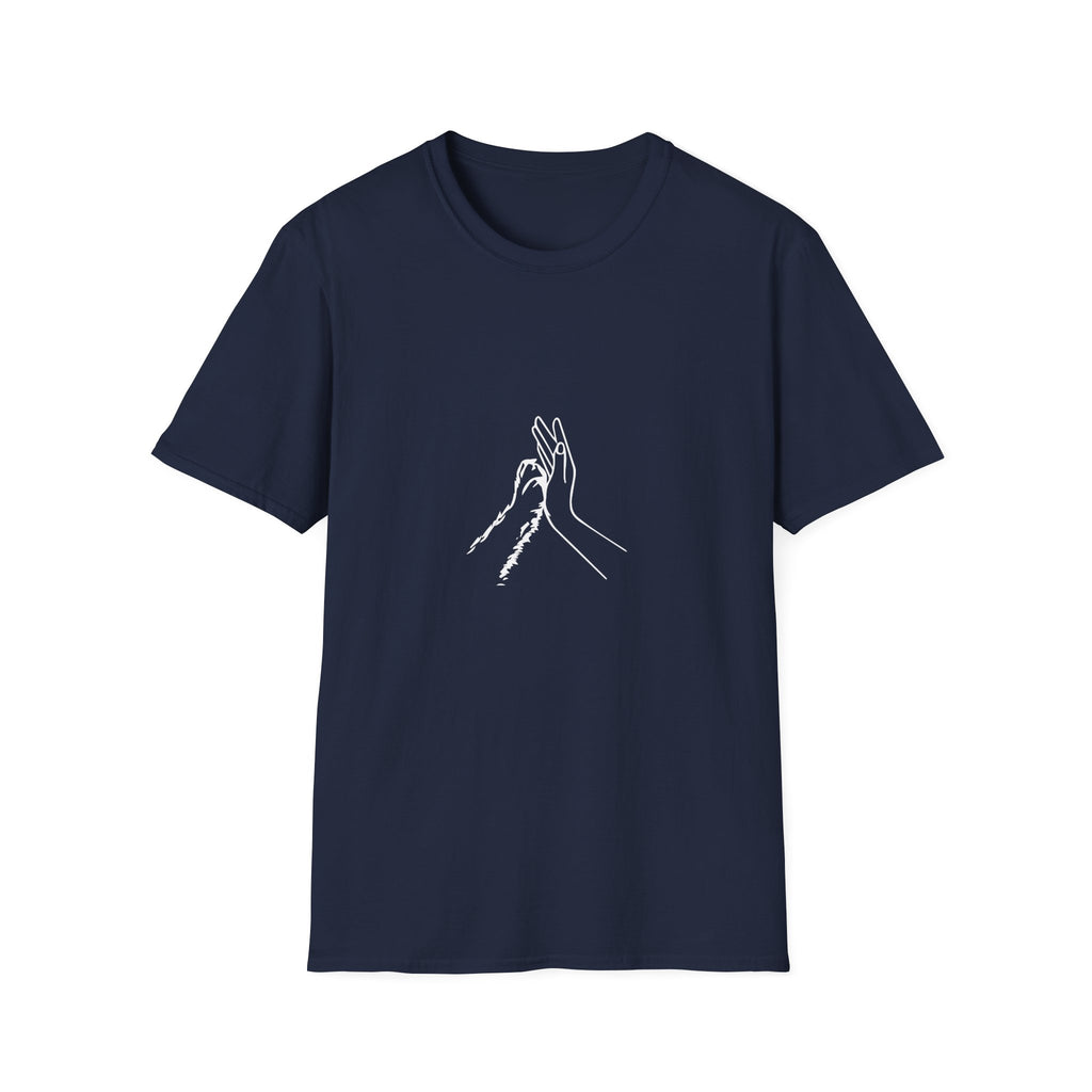 Minimal Line Art Hands T-Shirt — 'Clap' Elegant Single‑Line Hands Graphic Tee