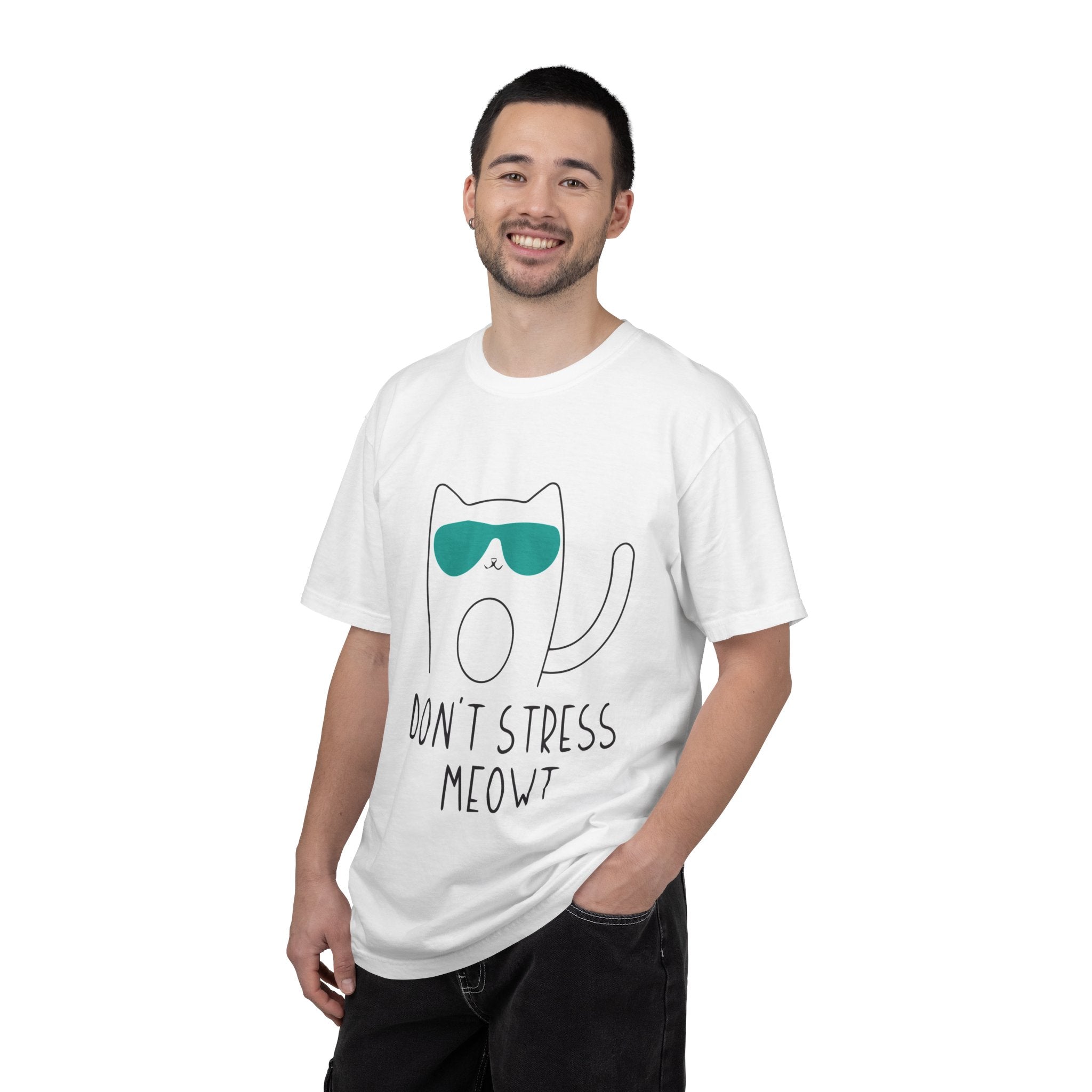 Don’t Stress Meowt Cat T-Shirt — Cute Sunglasses Cat Graphic Tee