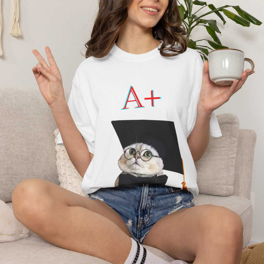 Graduation Cat A+ T-Shirt