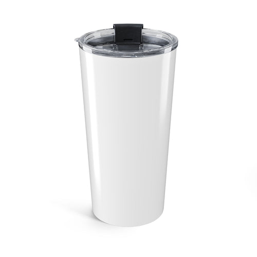 20oz Tumbler with Grumpy Cat Holding Coffee - Funny Cat Travel Mug
