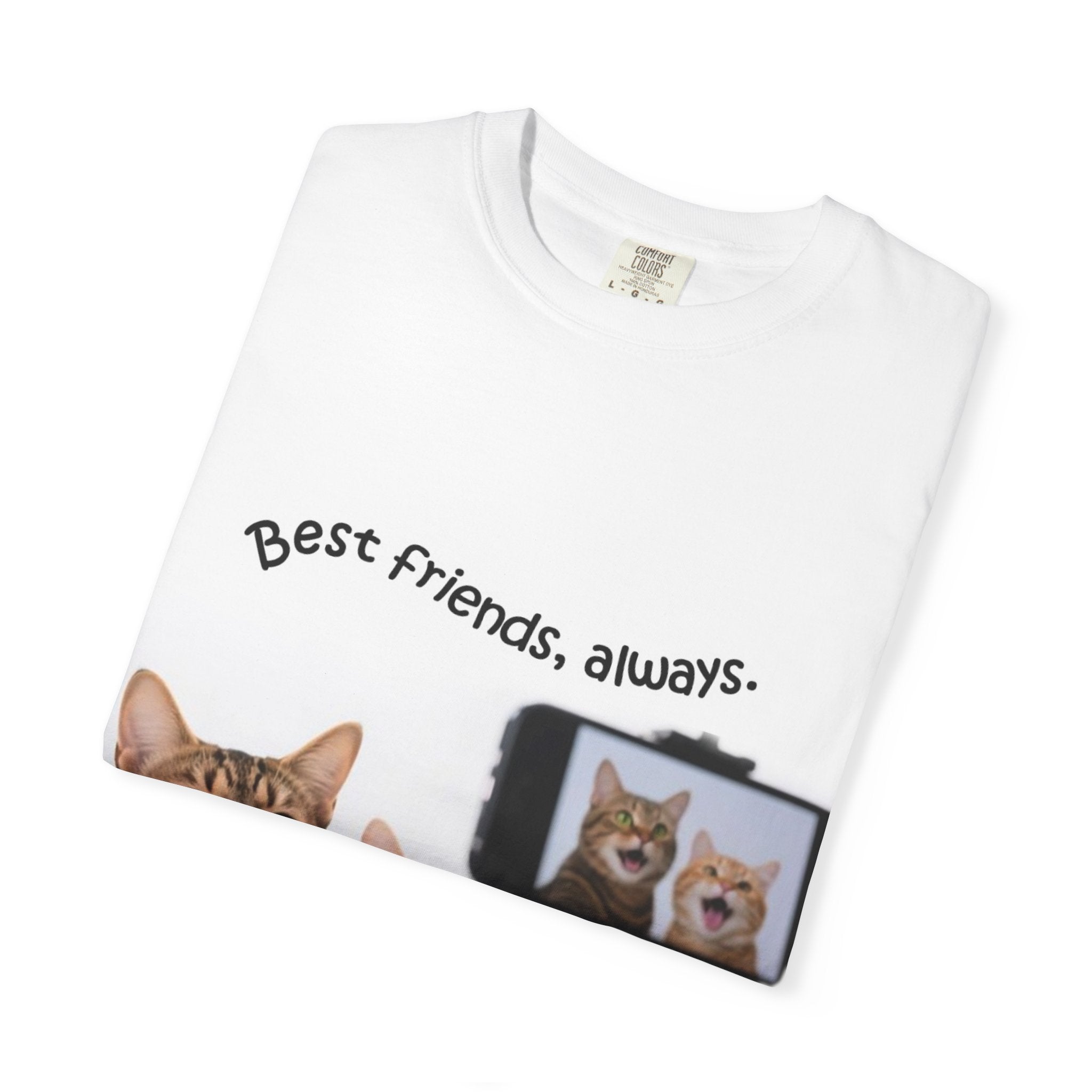 Cat Selfie "Best Friends, Always" T-Shirt
