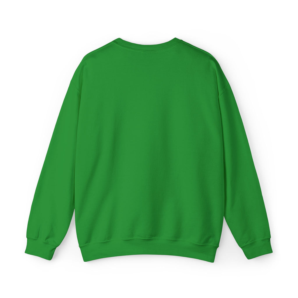 Minimal White Crewneck Sweatshirt — Subtle Script Embroidery, Cozy Everyday Pullover