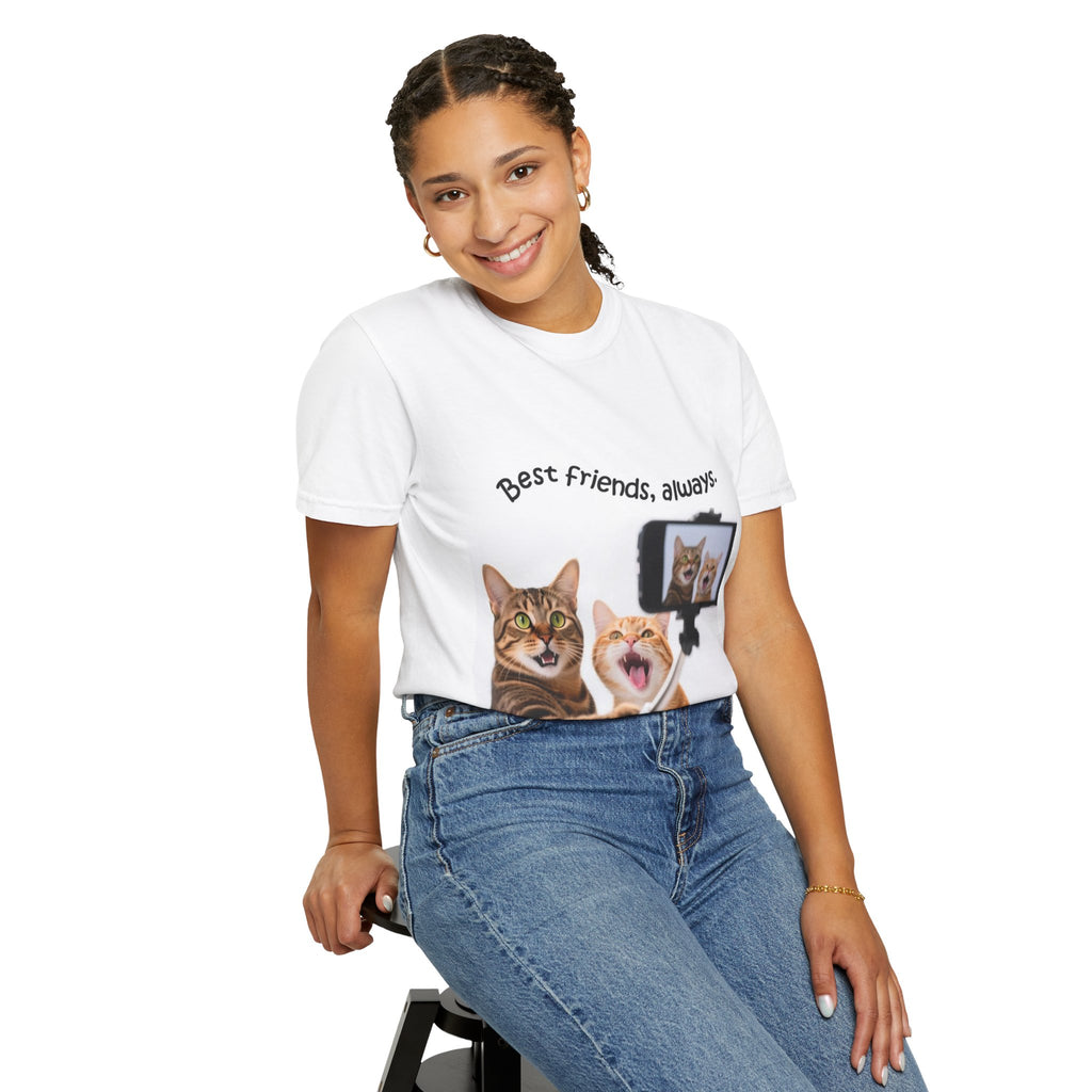 Cat Selfie "Best Friends, Always" T-Shirt