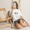Cat Script T-Shirt — Cute Cat Silhouette Graphic Tee