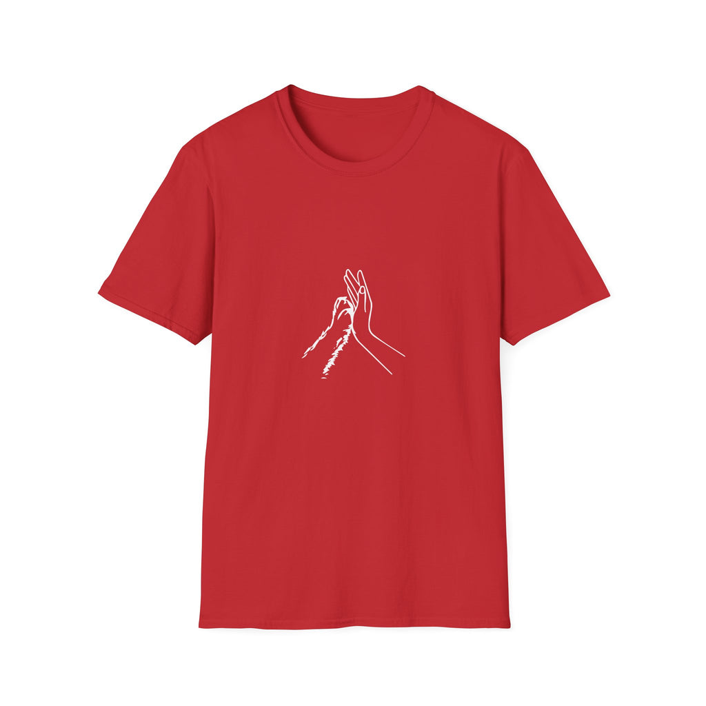 Minimal Line Art Hands T-Shirt — 'Clap' Elegant Single‑Line Hands Graphic Tee
