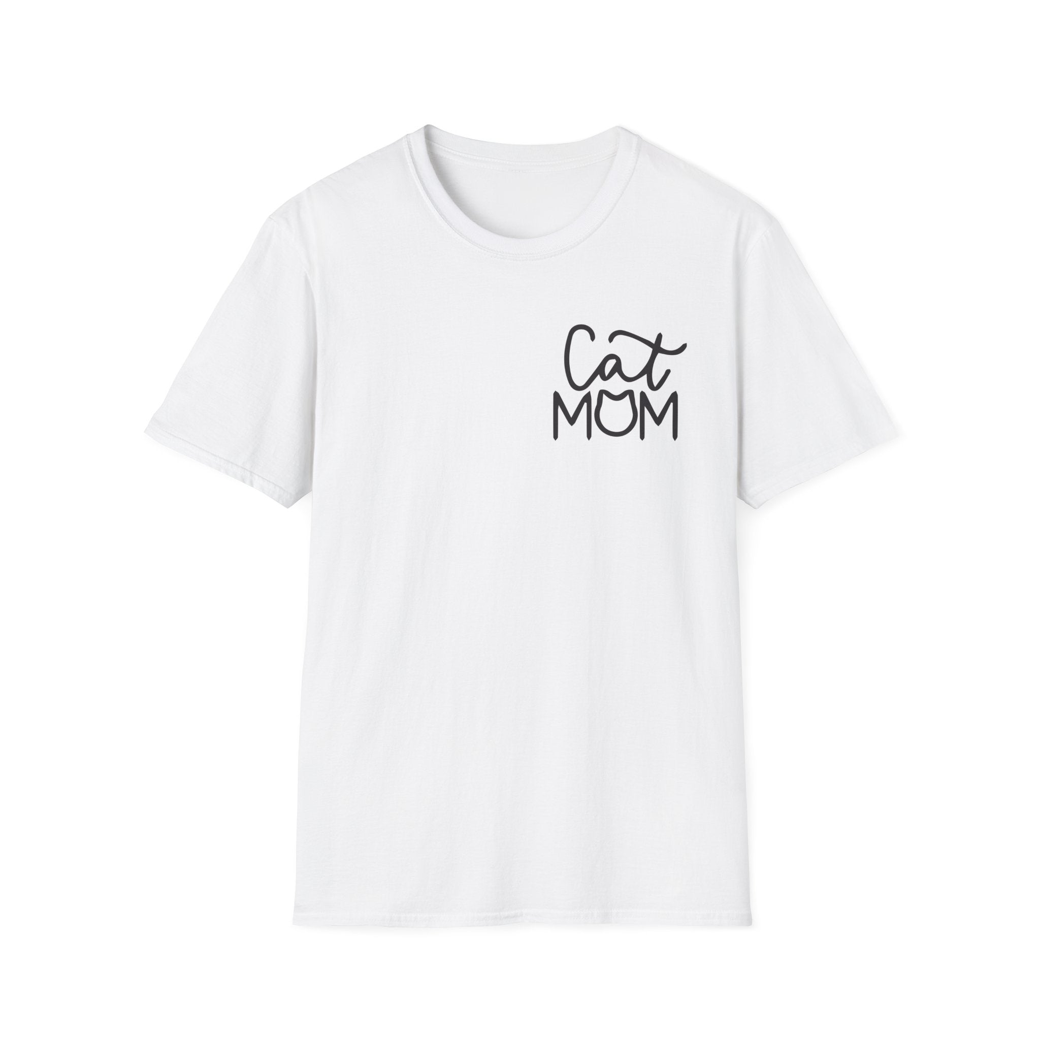 Cat Mom T-Shirt — Cute Minimal Pet Lover Tee