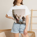 Dog Squad Photo T-Shirt — Cute Puppies in Jerseys Graphic Tee