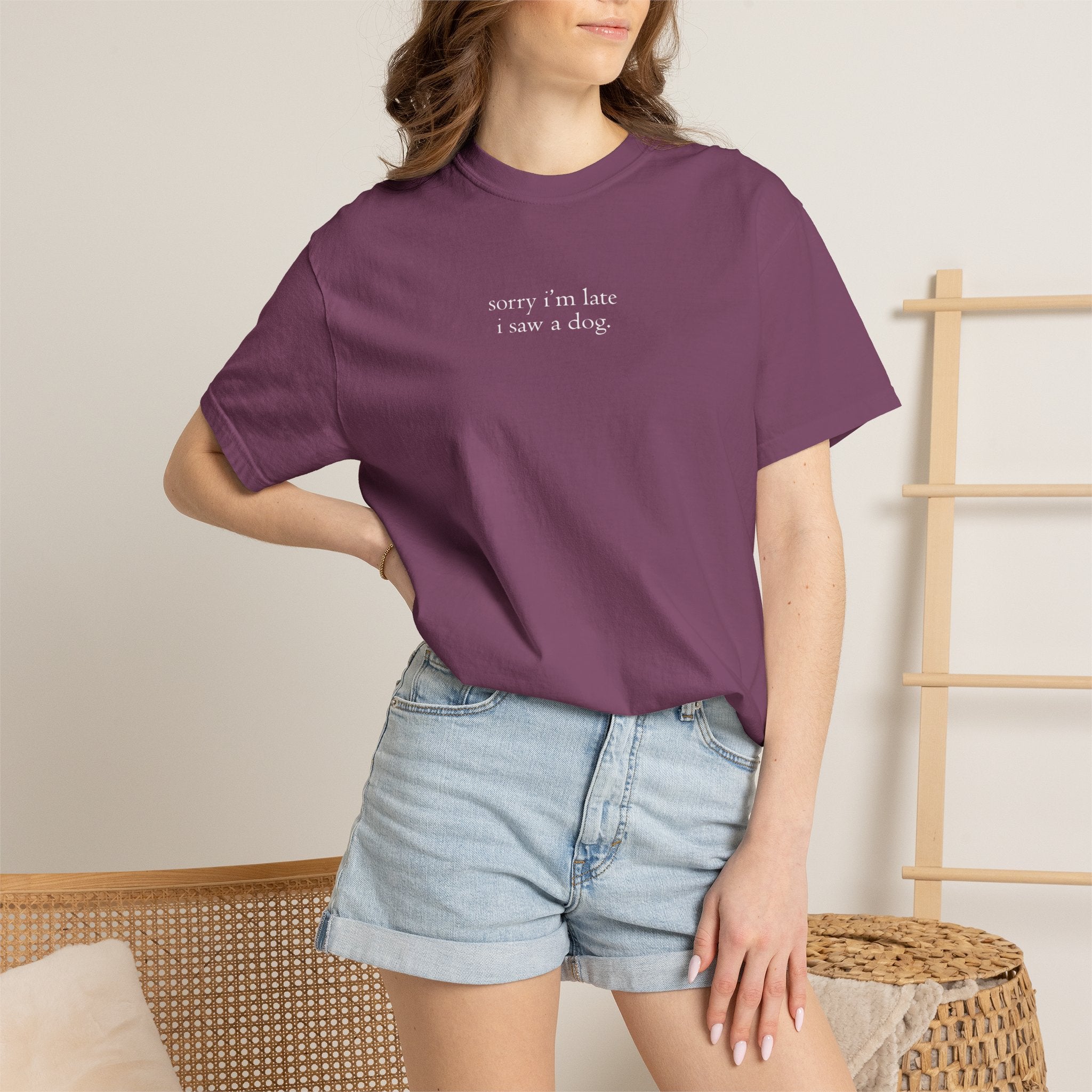 Classic White Garment-Dyed T-Shirt — Vintage Soft Tee