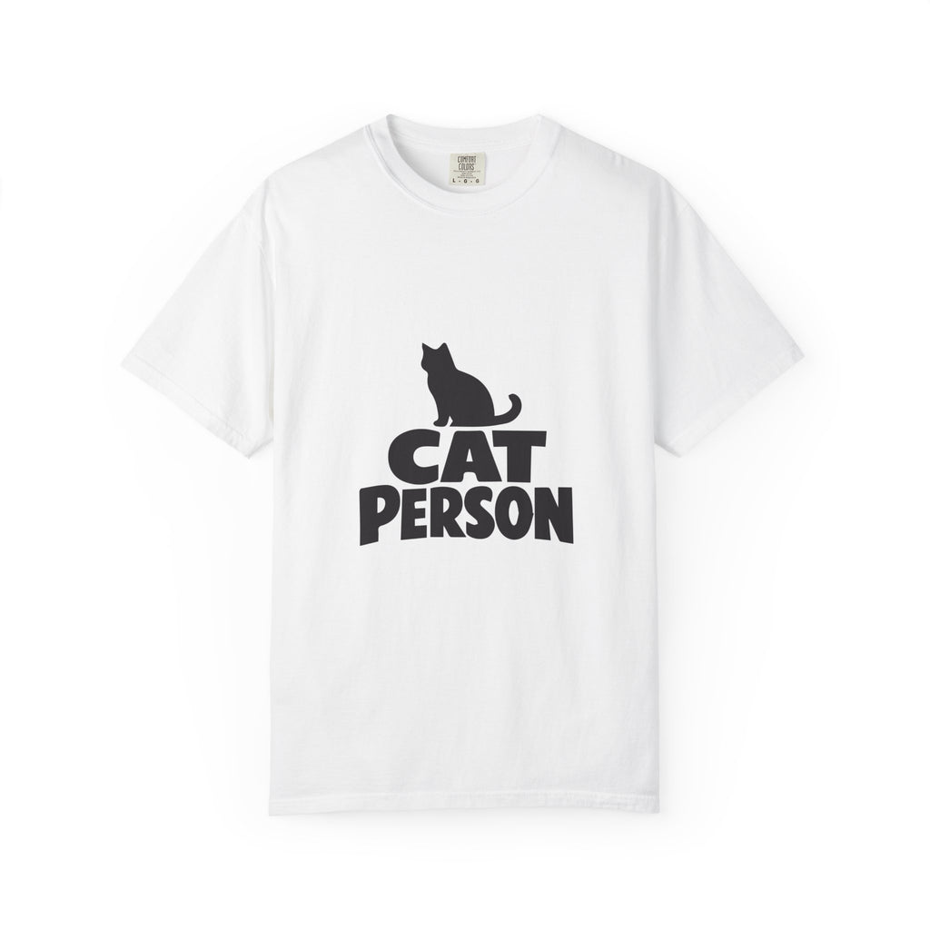 Cat Person T‑Shirt — Retro Cat Silhouette Tee for Cat Lovers