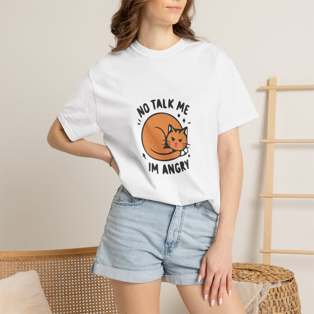 No Talk Me I'm Angry Cat T-Shirt