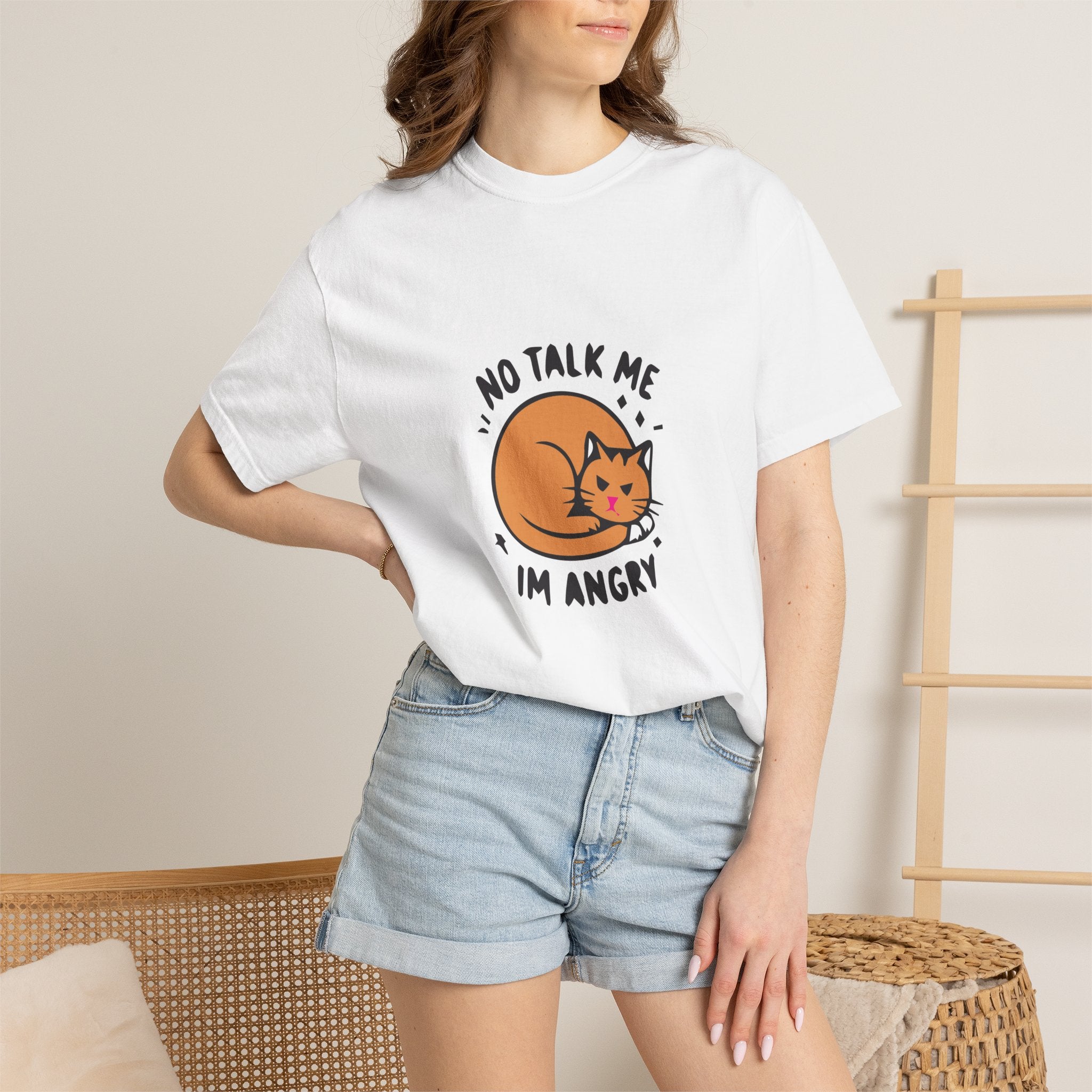 No Talk Me I'm Angry Cat T-Shirt