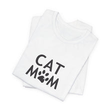 Cat Mom T-Shirt – Cute Paw Print Shirt for Cat Lovers