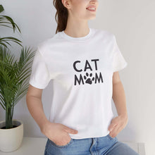Cat Mom T-Shirt – Cute Paw Print Shirt for Cat Lovers